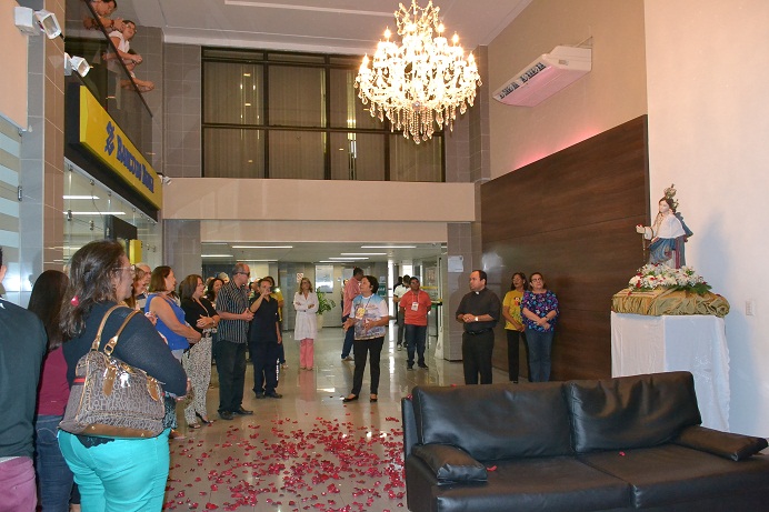 TCE recebe peregrinação com imagem de Nossa Senhora da Apresentação, padroeira de Natal TCE recebe peregrinação com imagem de Nossa Senhora da Apresentação, padroeira de Natal