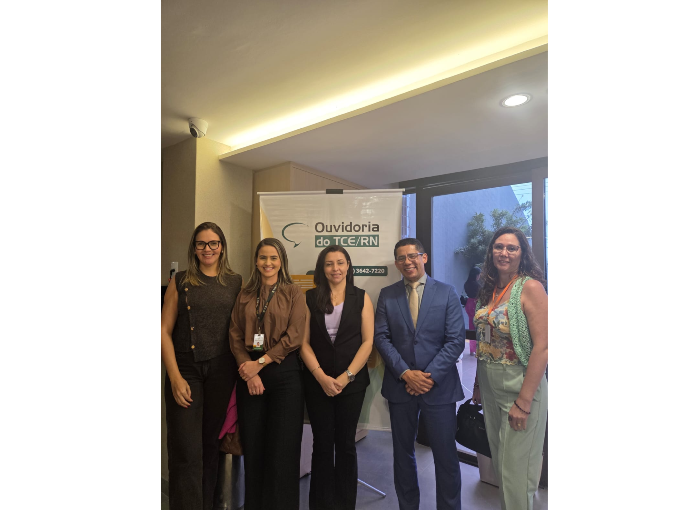 Myldret Manuella – Representante da Ouvidoria Geral do Município de Natal/RN, Isabela Fernandes - Ouvidora da SEFIN e Helena Nivânia - Ouvidora da Urbana
